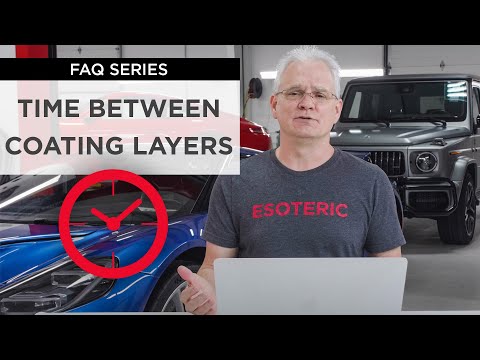 How long should I wait between layers of ceramic coating? | FAQ series by ESOTERIC!