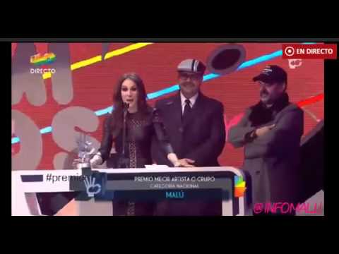 MALÚ Premio 40 a la ‘MEJOR ARTISTA’