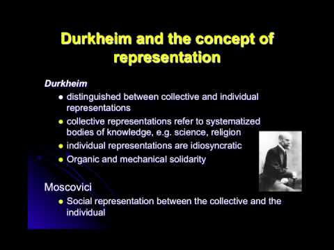 Social Representations Part 2