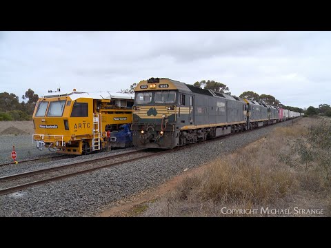 7902V Mildura To Melbourne Container Train At Inverleigh (18/6/2025) - PoathTV Australian Railways