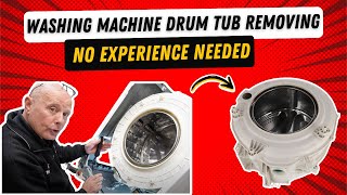 How to remove a washing machine Drum tub 1 of 4