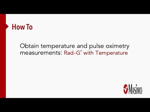 Demo Masimo Rad G Pulse Oximeter