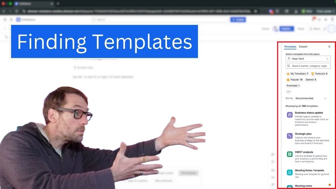 Finding Templates in #Confluence | Explained in 6 Minutes