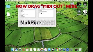 Video thumbnail for Irig Blueboard - On on message using MidiPipe (mac) by martino pini