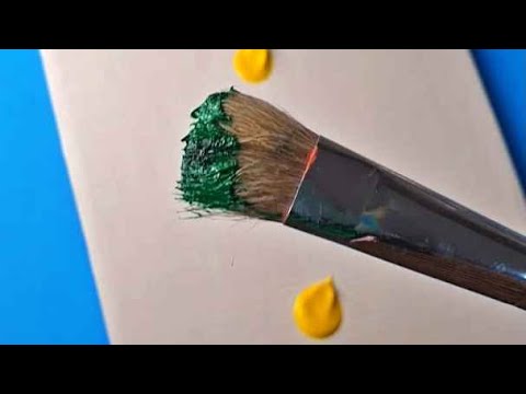 Acrylic landscape painting l acrylic painting for beginners l Mo Art