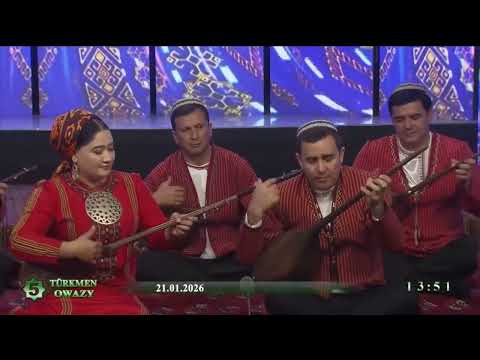 Merjen Hojagulyýewa & Öwezgeldi Amanow -- Aýdyşyk Söýgi Sazy: Kuwwat MededowSözi: Azym Söýünow 