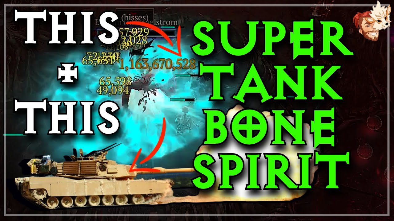 Bone Spirit is VERY Tanky! Permanent Bone Storm and 1 Billion DPS - Tier 7 Infernal Hordes Solo