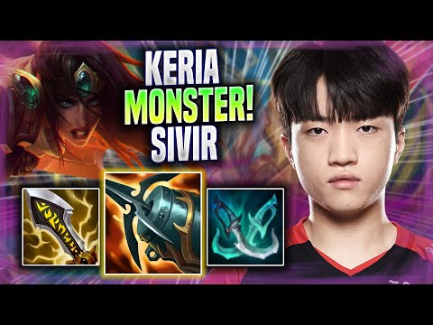 KERIA IS A MONSTER WITH SIVIR! - T1 Keria Plays Sivir ADC vs Zeri! | Season 2022
