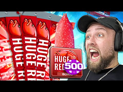 MAX BETTING HUGE REDS ON THE ICE FISHING GAME SHOW!