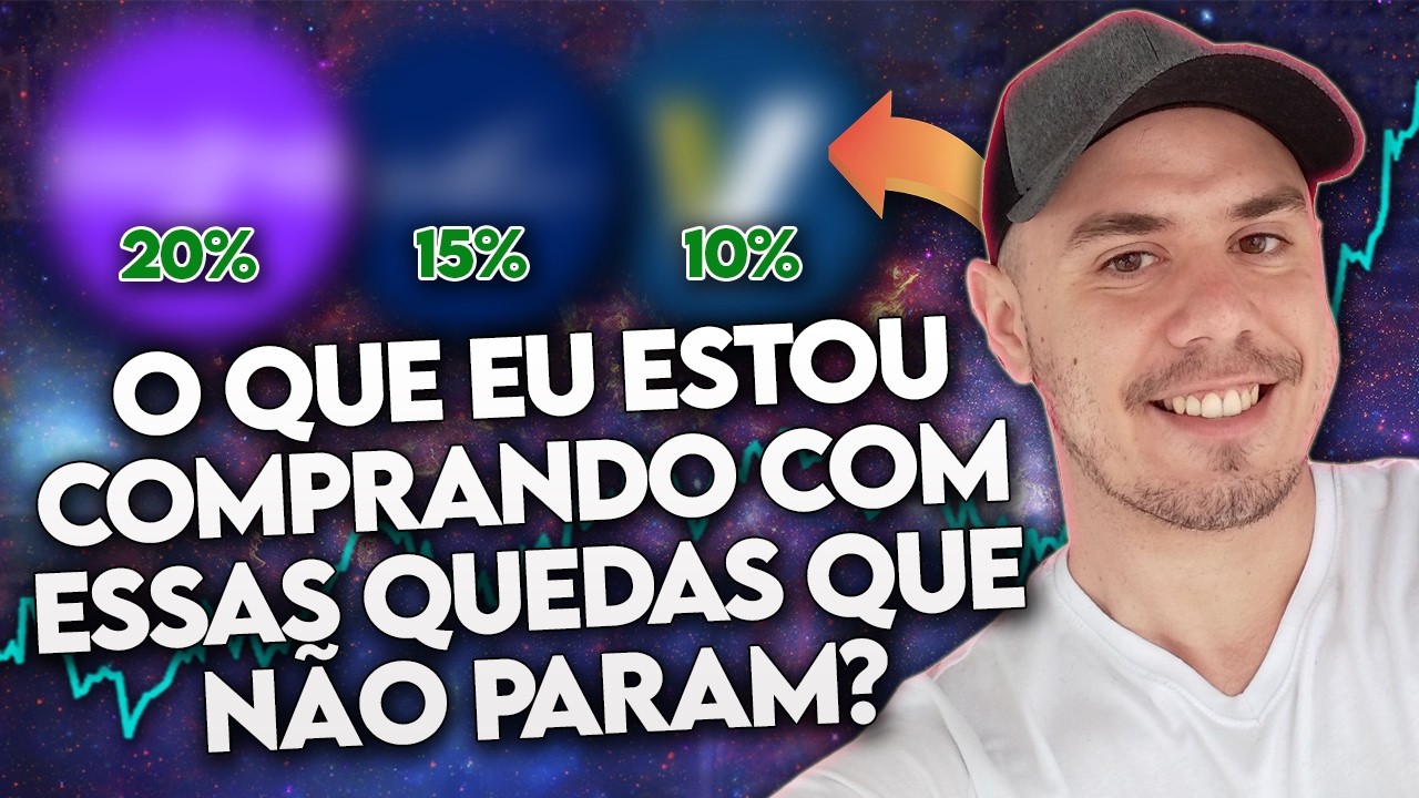 O que ESTOU FAZENDO na minha CARTEIRA? Como estou REAGINDOS as QUEDAS na BOLSA! André Cadore