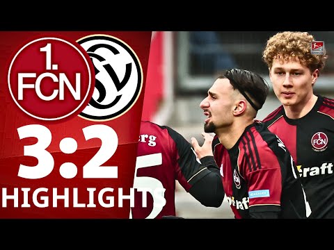 FC Nürnberg - SV Elversberg | 3:2 | Highlights | 2. Bundesliga, 18. Spieltag 2025/26