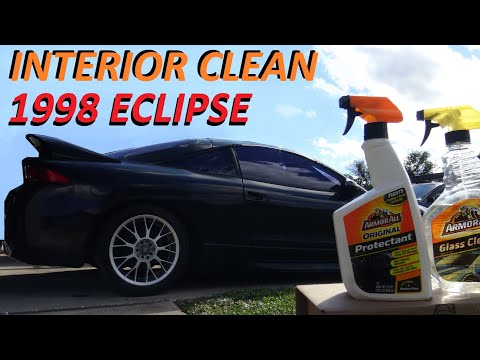 MITSUBISHI ECLIPSE INTERIOR CLEAN (BEFORE AND AFTER)
