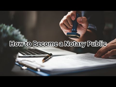 How to Become a Notary Public