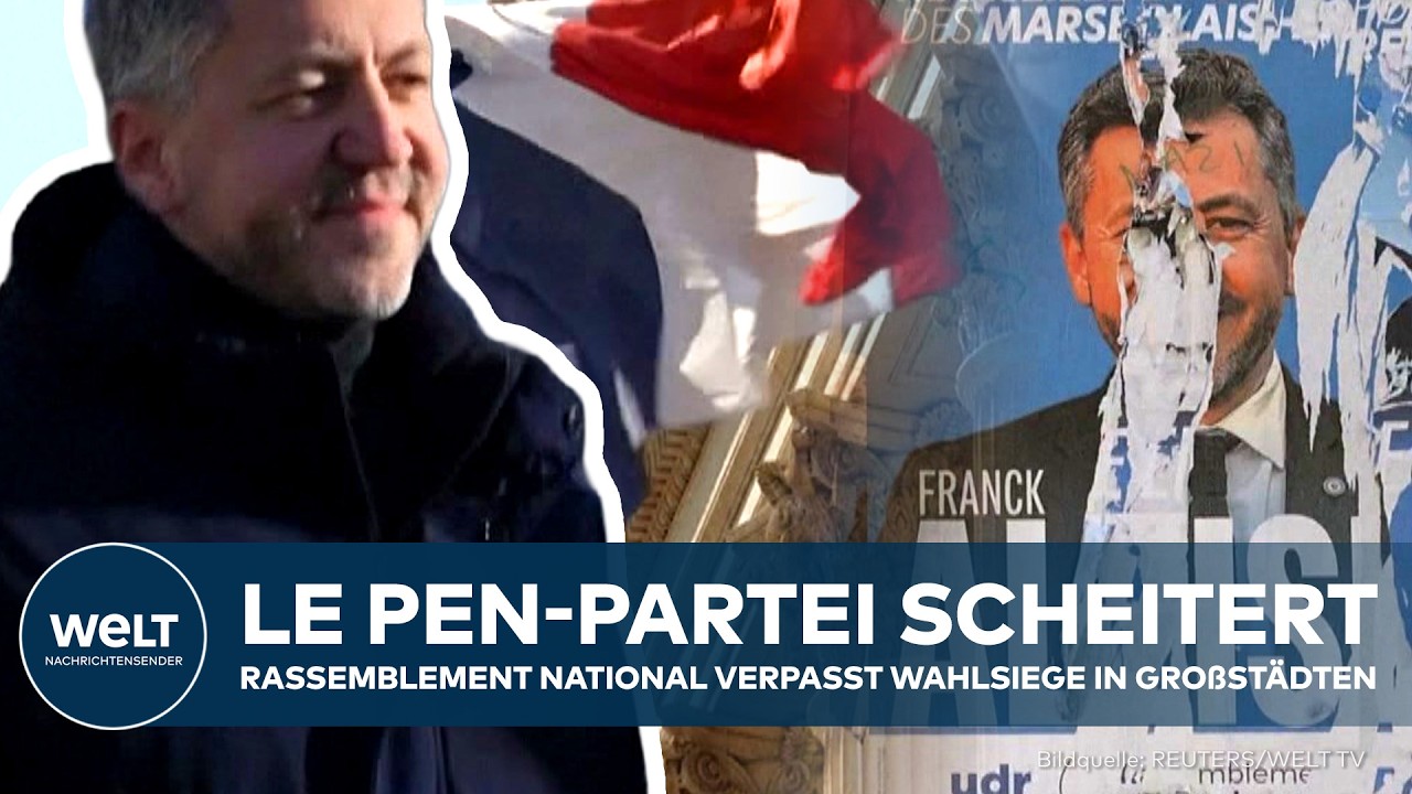 WAHL IN FRANKREICH: Rassemblement National scheitert in mehreren Großstädten – Sieg in 30 Kommunen
