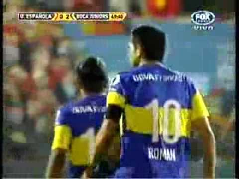 Boca 2 - Unión Española 0 Gol Mouche / Copa Libertadores 2012