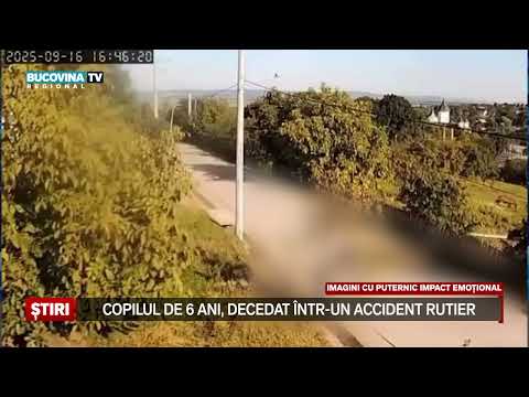 Momentul impactului din Brusturi, filmat de o cameră