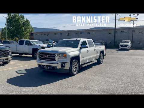 2015 GMC Sierra 1500 in White for sale at Bannister Chevrolet Penticton in Penticton, BC