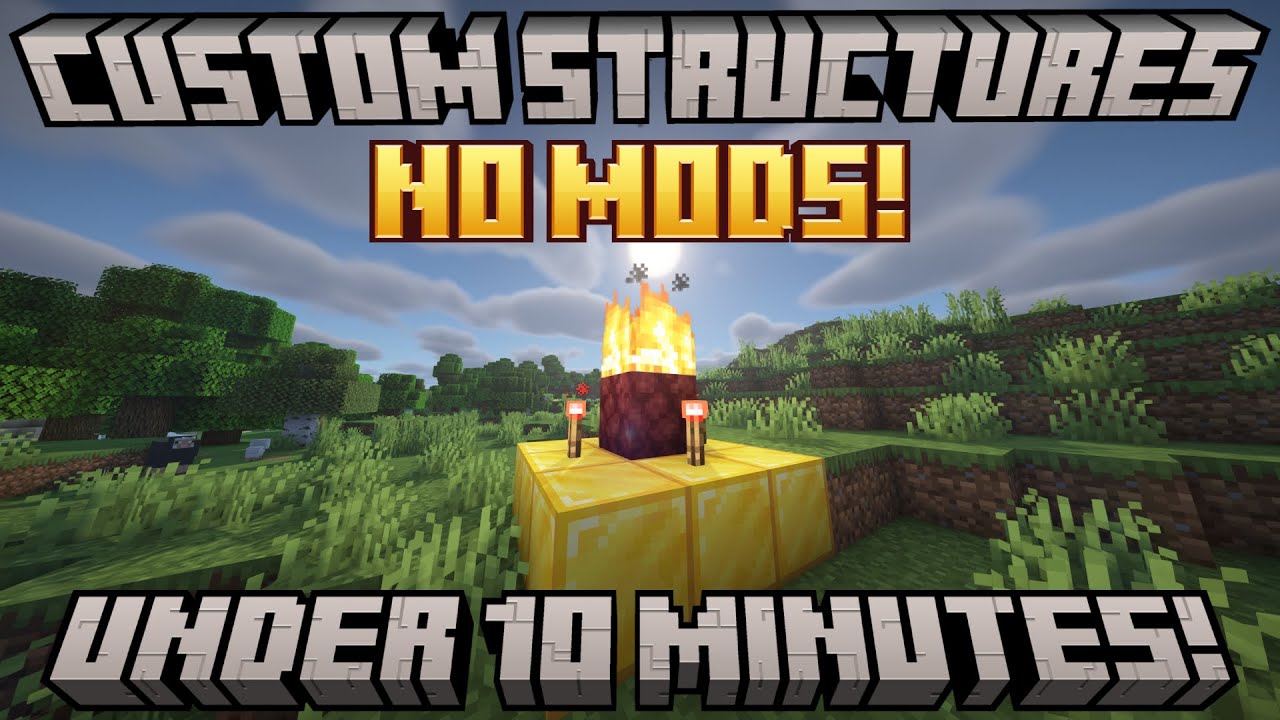 How to Make Custom Structures in Minecraft 1.21.4 | Minecraft Data Pack Tutorial