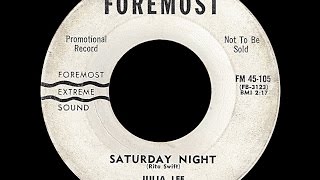 Julia Lee "Saturday Night" on rare Foremost 105 45 rpm