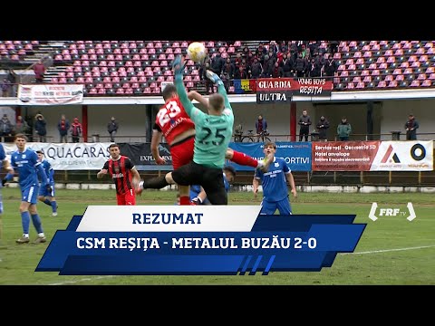 Liga 2 Casa Pariurilor, Etapa 15: CSM Reşiţa - Metalul Buzău 2-0 (Rezumat,30.11.2025)