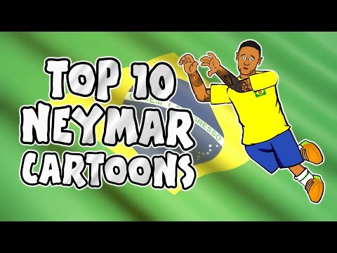 🇧🇷 NEYMAR: TOP 10 Cartoons 🇧🇷