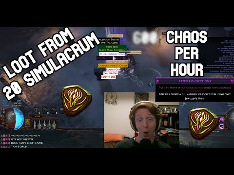PATH of EXILE: Is Simulacrum Worth Farming?  - Loot from 20 Simulacrum