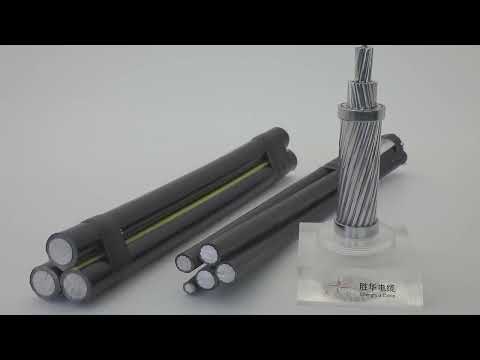 ABC Aluminum Aerial Bundled Cable ASTM Standard Cross Linking Sheath