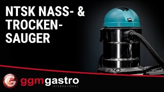 Aspirateur eau et poussières Professionnel - 1250W - 22L - Cuve inox