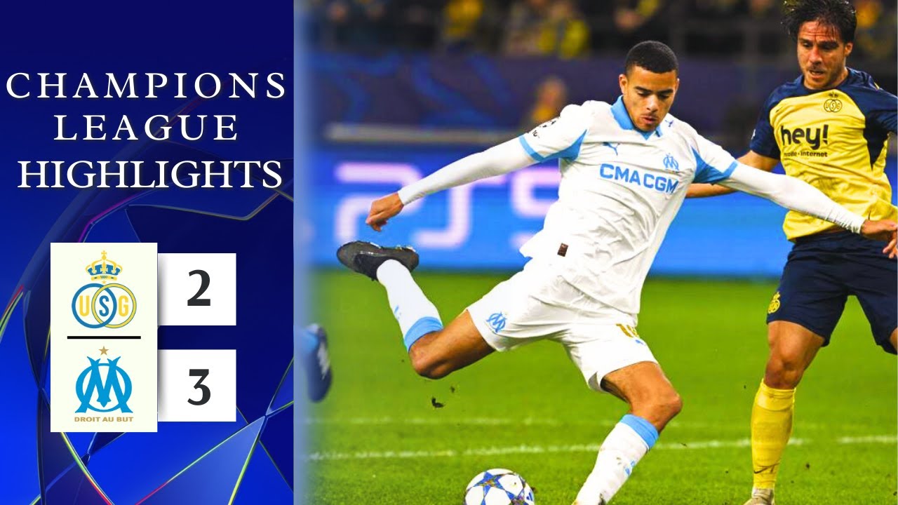 Royale Union SG vs Marseille Full Match Highlights