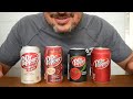 ASMR Drinking Sounds Dr Pepper Taste Test 4 Flavors