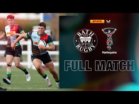 Full Match - Bath U18 v Harlequins U18 | Next Gen - PREM Rugby U18 Academy League