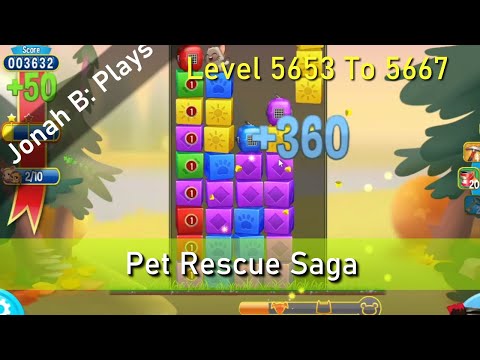 Pet Rescue Saga Level 5653 To 5667