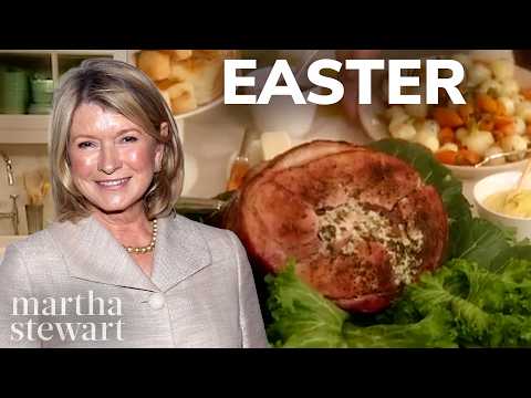 Martha Goes Ham For Easter | Traditional Southern Stuffed Smithfield Ham and Sides