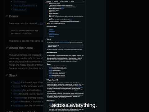 Hoarder - 8K+ stars #AI #bookmarks  #selfhosted  #knowledge  #productivity  #opensource  #search