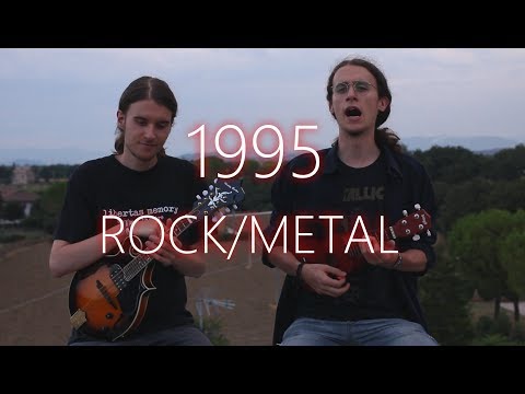 Year 1995 in 2 minutes (ROCK/METAL)