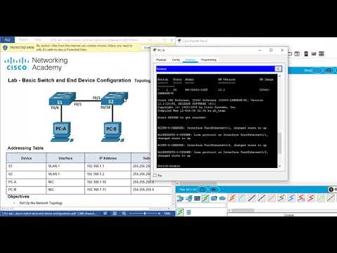 2.9.2 Lab - Basic Switch and End Device Configuration | Bahasa Indonesia