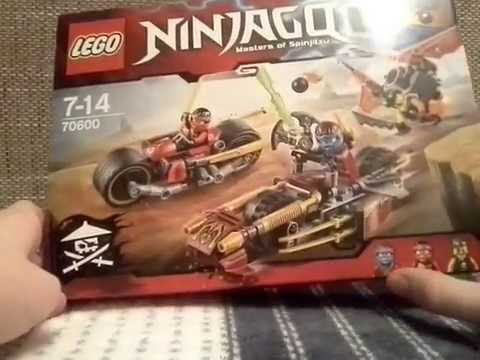 Обзор на набор лего ниндзяго погоня на мотоциклах 70600