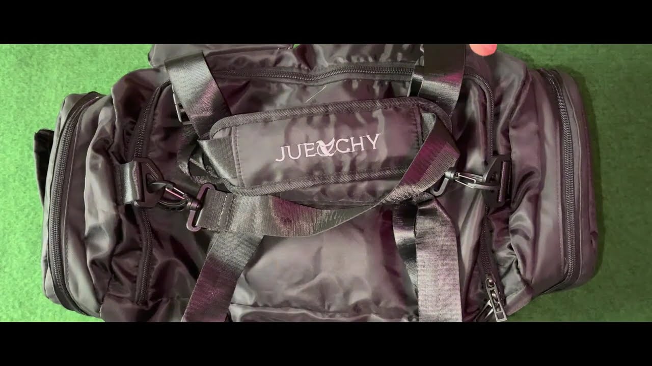 Sac de Sport 40L avec Fonction à Dos Compartiment à Chaussures et Trousse Toilette