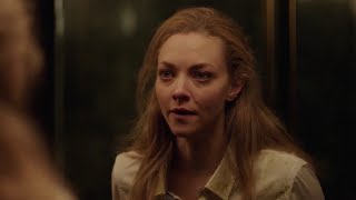 Amanda Seyfried as Elizabeth Holmes practising fake voice in The Dropout | Hulu video