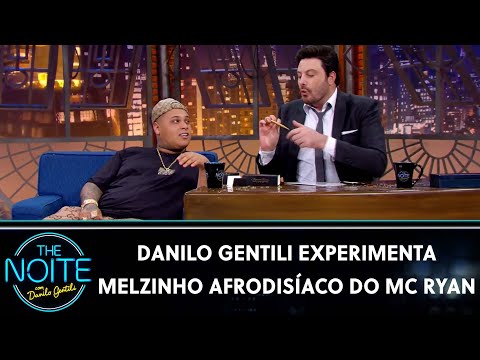 Danilo sofreu um efeito colateral após provar o Melzinho do MC Ryan SP | The Noite (08/03/23)