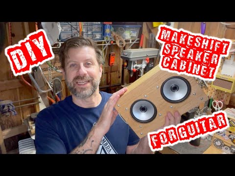 How To Make a DIY Guitar Speaker Cabinet (dual 4" cab tutorial)