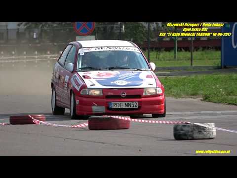 Olszewski G. / Patla Ł. - Opel Astra GSI - KJS "17 Rajd Mielecki TARGUM" 10-09-2017 Mielec