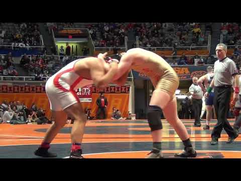 2012 IHSA 1A Wrestling State Title at 285 LBS. OVERTIME MATCH