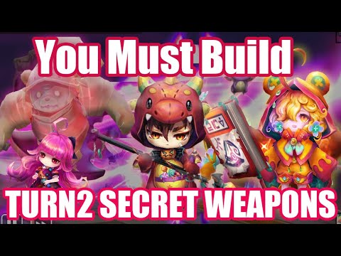 Introduction of Turn2 Secret Weapons, You must build these monsters😁😁😁【Summoners War RTA】