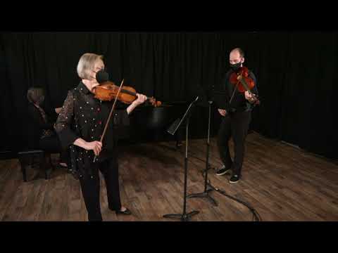 4-18-21 Bedtime With Bach - Sandy McDonald, violin, Thomas McDonald, viola, & Joanna Klett, piano