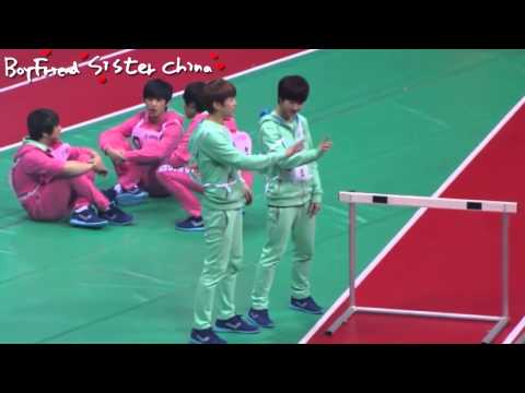 130211 Boyfriend Moment at MBC idol sport championship 2013.