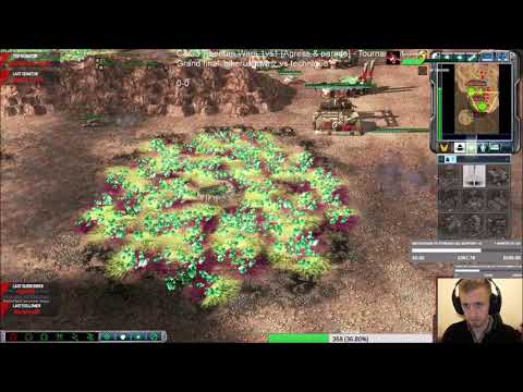 [C&C3: tiberium Wars]  100$ Tournament finals   Bikerushownz vs technique