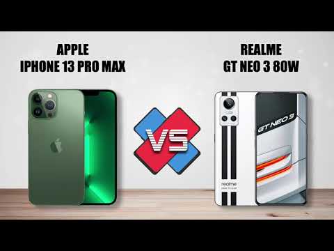APPLE IPHONE 13 PRO MAX vs REALME GT NEO 3 80W - Full specs comparison