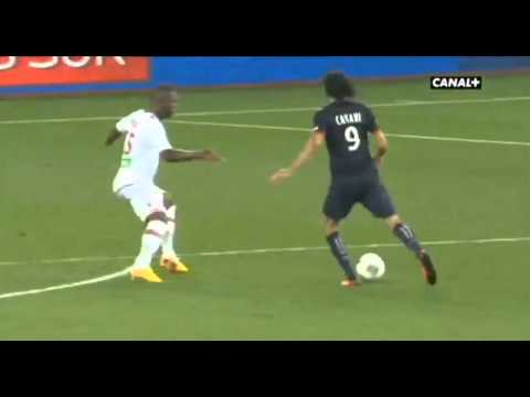 Edinson Cavani First Goal For PSG