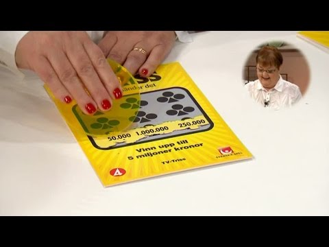 Triss: Gun-Britt från Rödeby skrapar - Nyhetsmorgon (TV4)